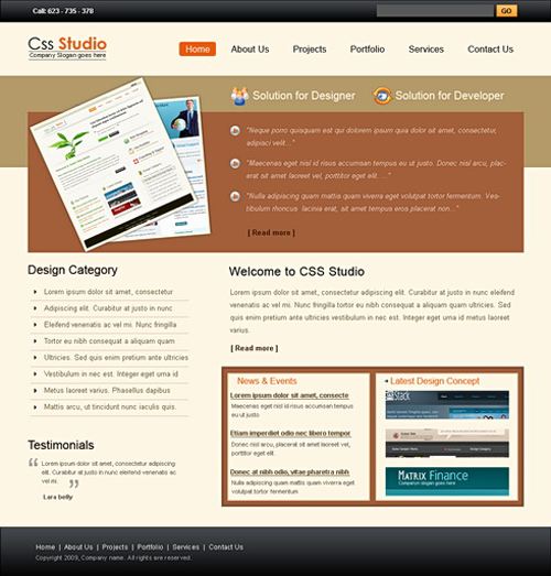 Website laten maken met Web 2.0 Style 175 webdesign